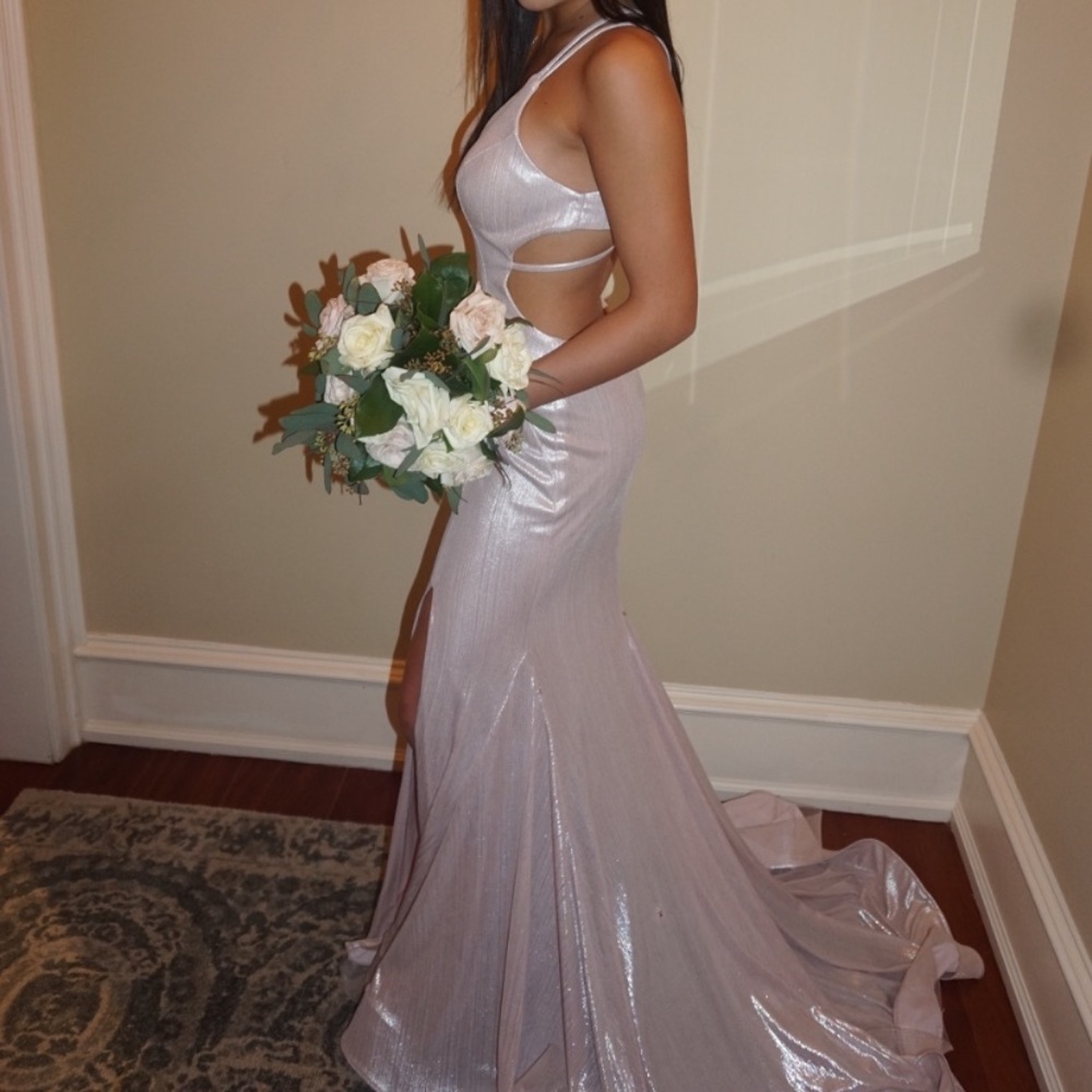 Ellie Wilde Pale Pink Prom dress